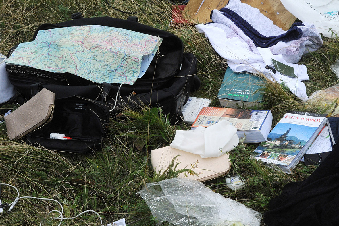 Malaysia Airlines passengers belongings