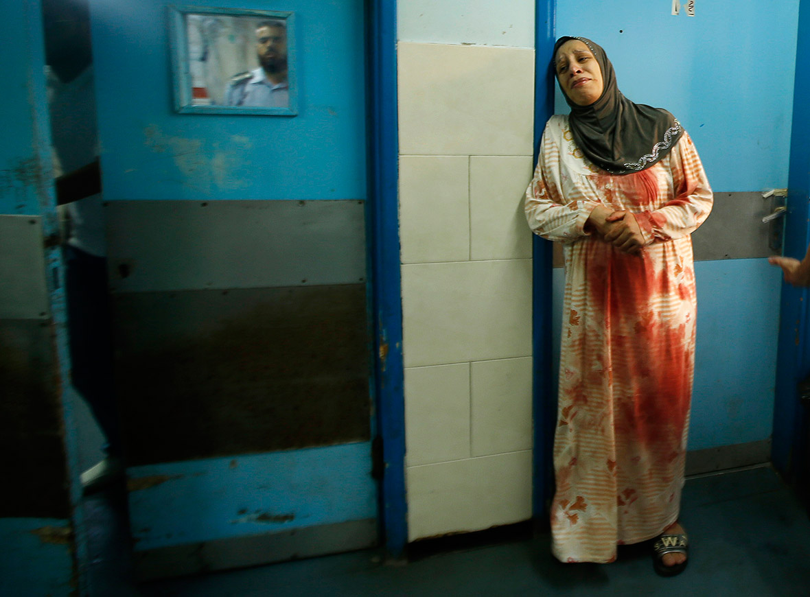 gaza woman blood