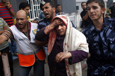 gaza wounded