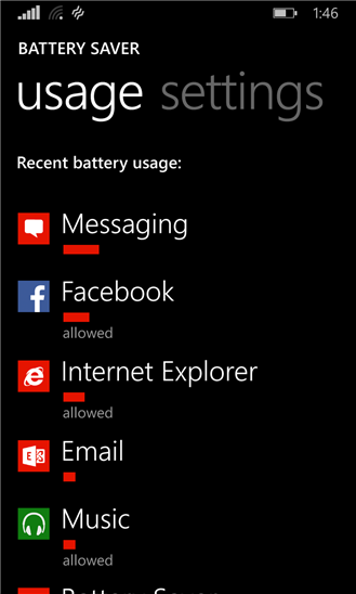 Windows Phone 8.1 Battery Saver Feature Updated With New 'Sort Through Apps' Functionality Windows Phone 8.1 Battery Saver Feature Updated With New 'Sort Through Apps' Functionality