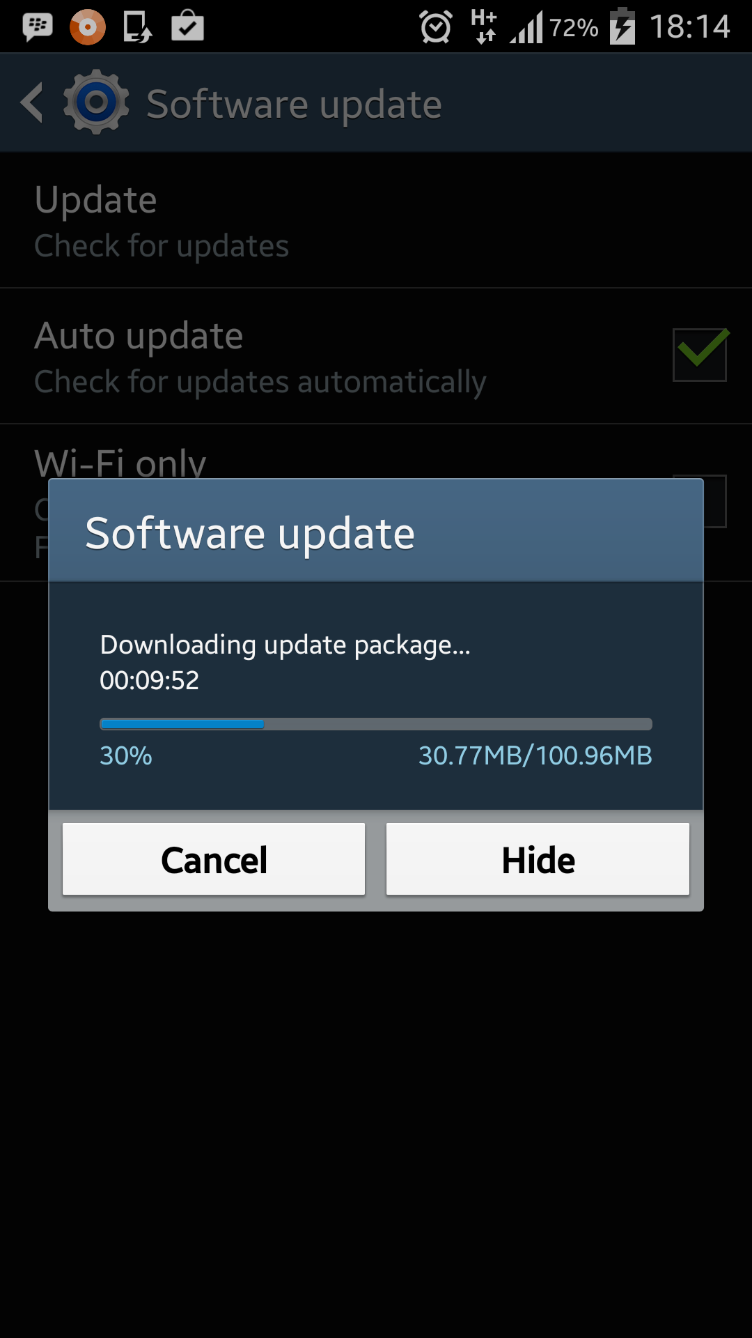 Galaxy Y Android Update
