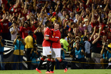 Danny Welbeck and Wayne Rooney
