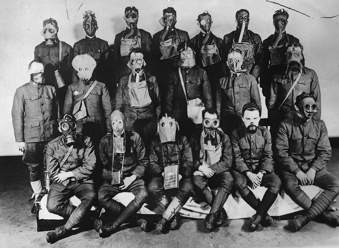 first world war gas masks