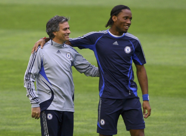 Jose Mourinho and Didier Drogba