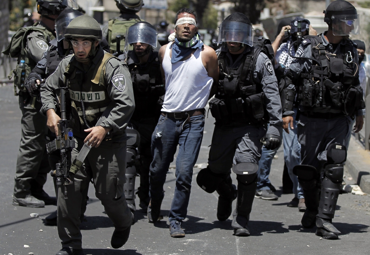 West Bank protests israel gaza july 25