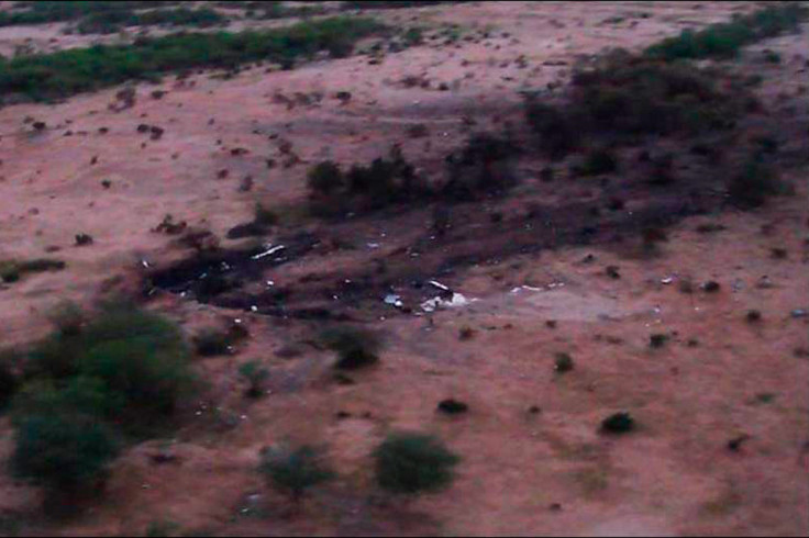 Air Algerie wreckage aerial