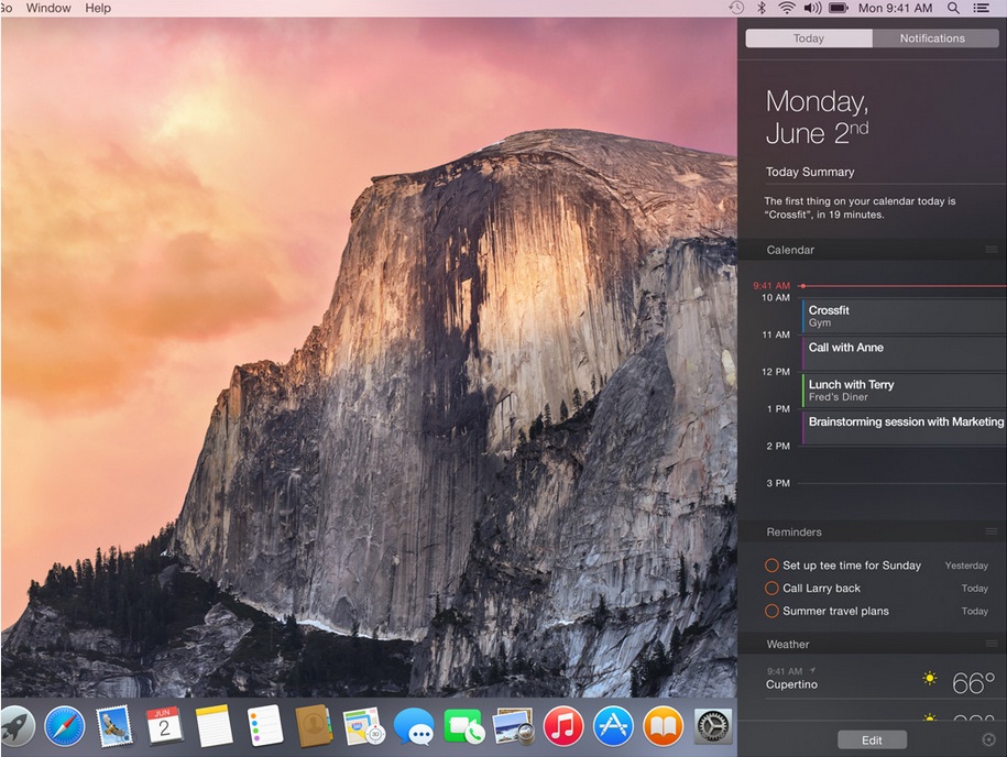 OS X 10.10 Yosemite OS X 10.10 Yosemite