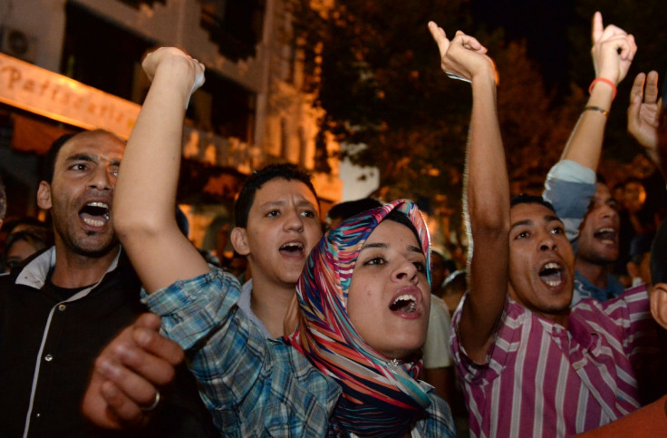 An anti-paedophile demonstration in Marrakesh in 2013. (Getty)