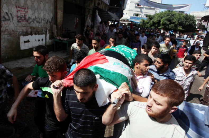 Funeral ceremony of Palestinian killed by Israeli forces in Gaza