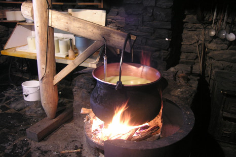 Ancient Swiss cheesemaking