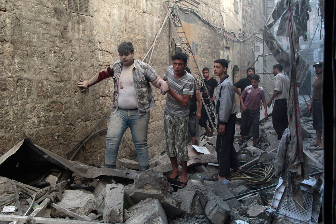 syria rubble