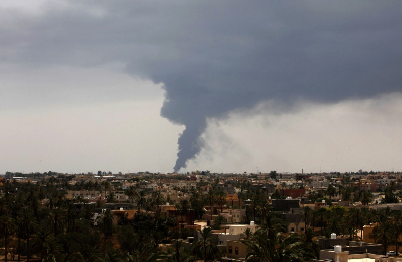 libya oil fire