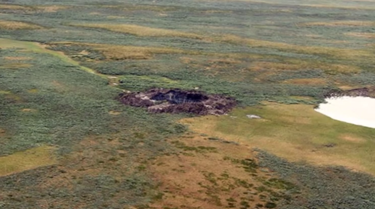 Crater siberia Yamal Peninsula