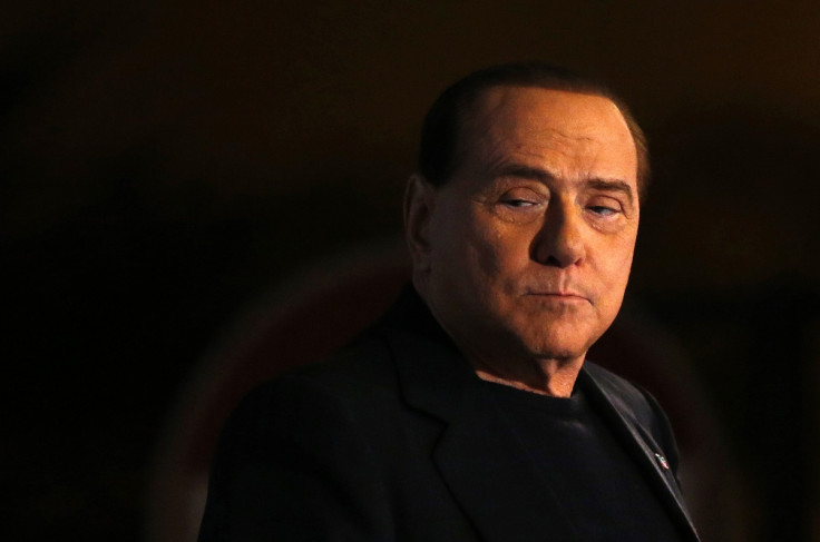 Top Sexiest Accent is Italian, According to Brits. Pictured Former italian Prime Minister Silvio Berlusconi