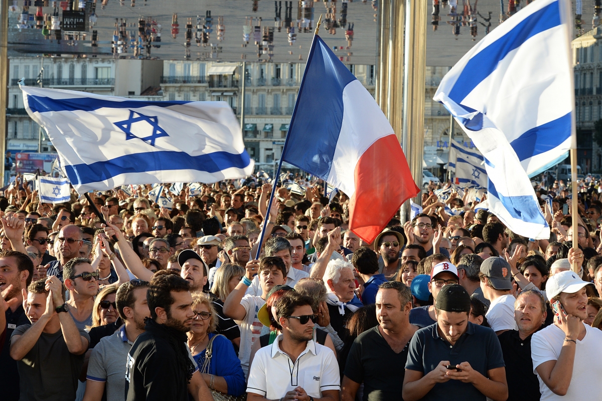 Israel protest France