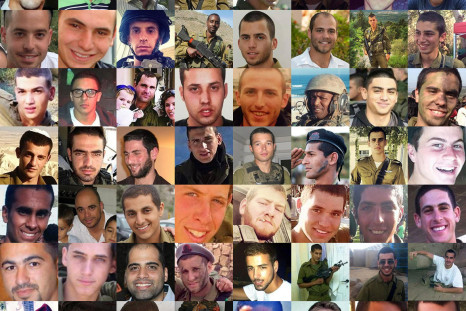 56 Israeli soldiers who died in conflict with Gaza