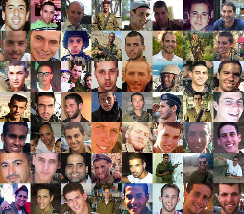56 Israeli soldiers who died in conflict with Gaza