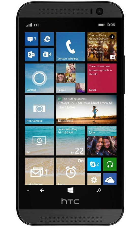 HTC One M8 running Windows Phone 8.1 HTC One M8 running Windows Phone 8.1