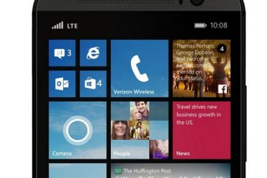 HTC One M8 running Windows Phone 8.1