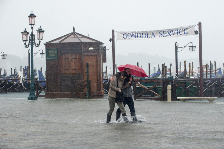 Heavy rain in Venice (AFP/Getty Marco Secchi)