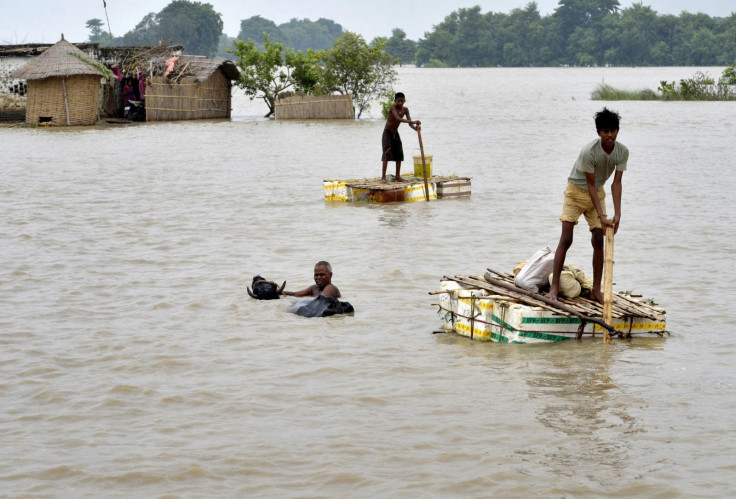 A nine-month pregnant woman swam about 600 meters of Krishna river, to ensure medical help for her unborn baby.