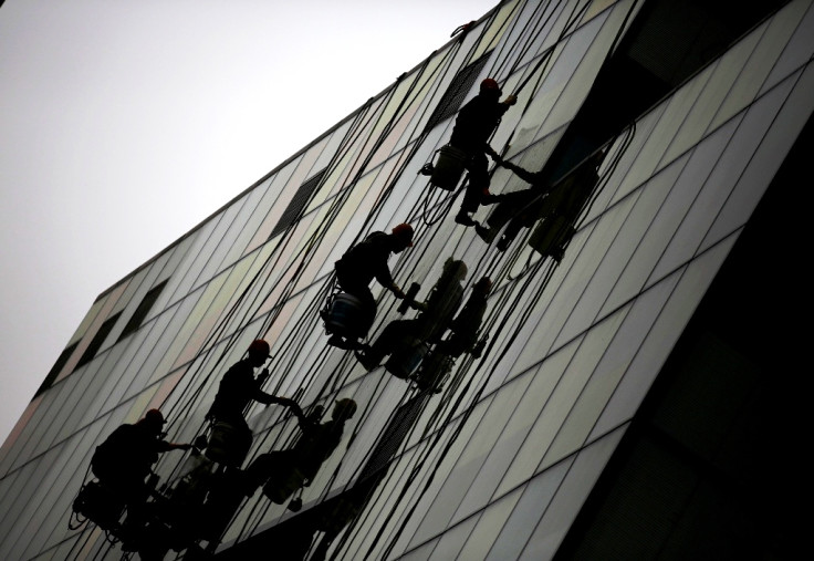 Maintenance workers in China