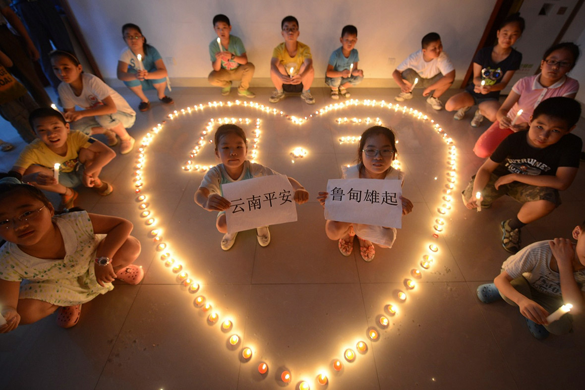 china earthquake candles
