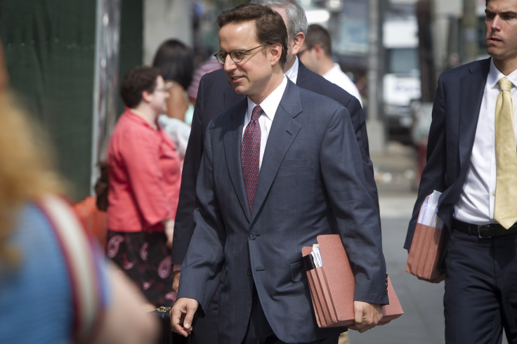 Attorney Carmine Boccuzzi, lead lawyer representing Argentina in its ongoing debt talks, arrives at federal court for a hearing in New York August 1