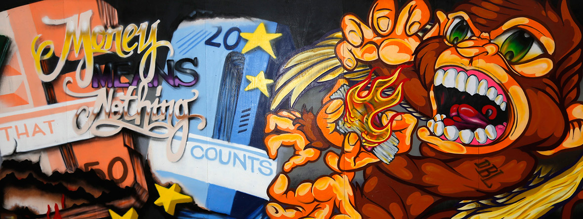 ECB graffiti
