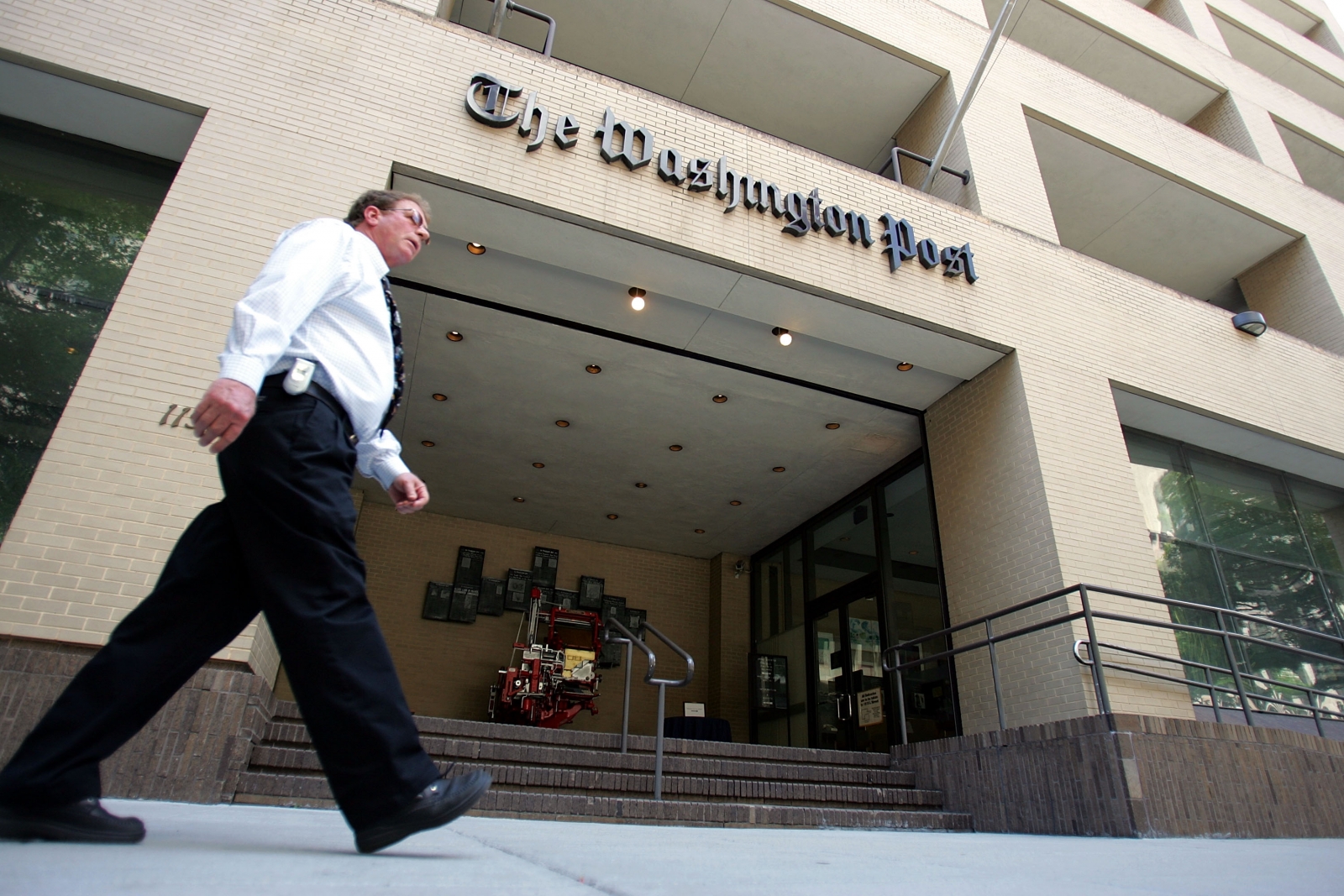 Washington Post Entrance
