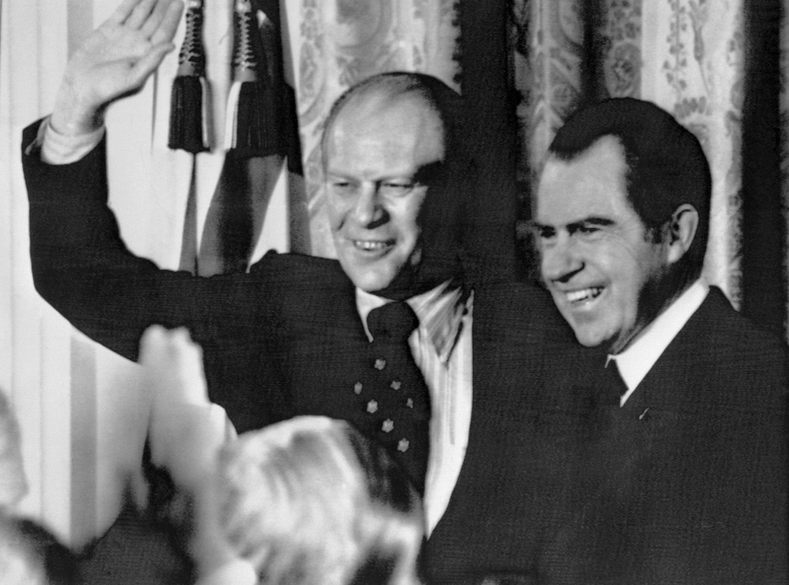 President Richard Nixon and Vice-president Gerald Ford