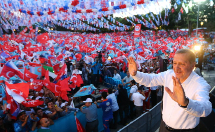 Turkish PM and Presidential Candidate Erdogan