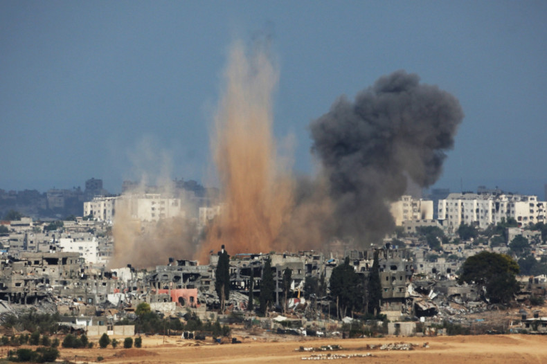 Israel launches airstrikes on Gaza today (David Buimovitch AFP/Getty)