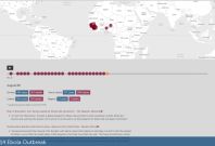 HealthMap Ebola map