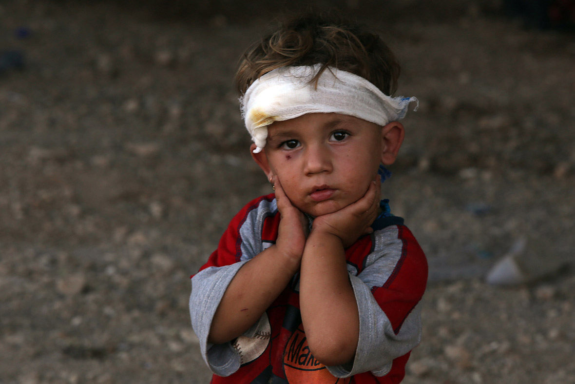 yazidi refugees flee Iraq