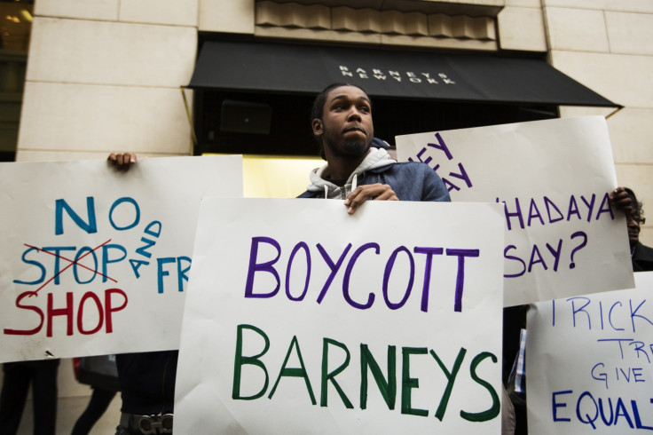 Barneys protest against racial profiling