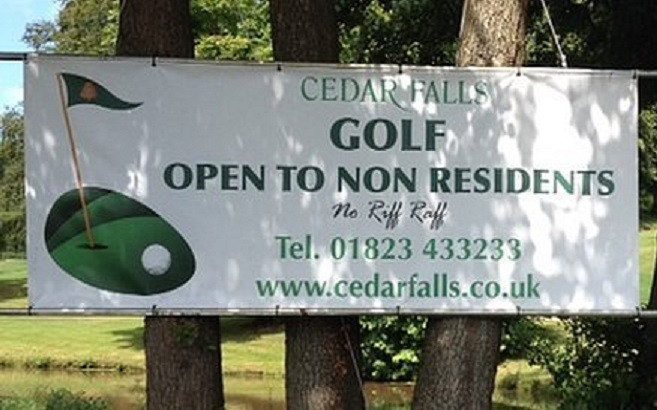 'No riff raff' rule at Cedar Falls golf club in Somerset has drawn criticism