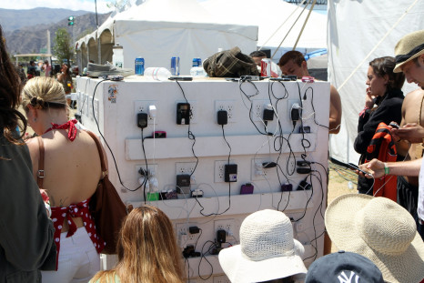 Mobile Phone Charging Station, Coachella Valley Music & Arts Festival 2012