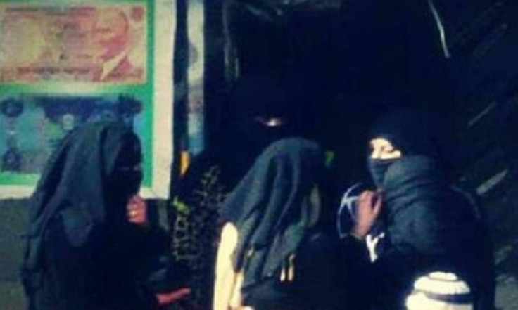 Alleged members of the Al-Khansa battalion in Al-Raqqa, north central Syria(ArabSpring)