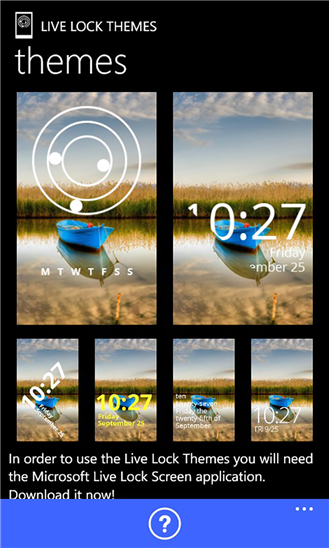  Live  Lock Themes App for Windows  Phone 8 1  Live  Lock 