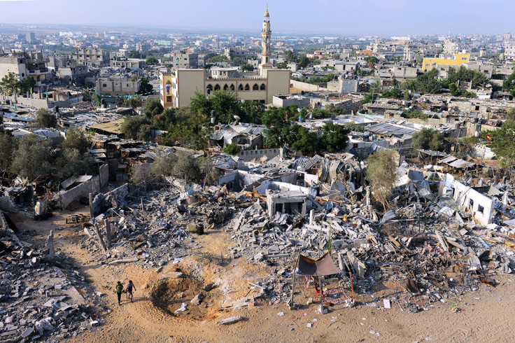 gaza rubble