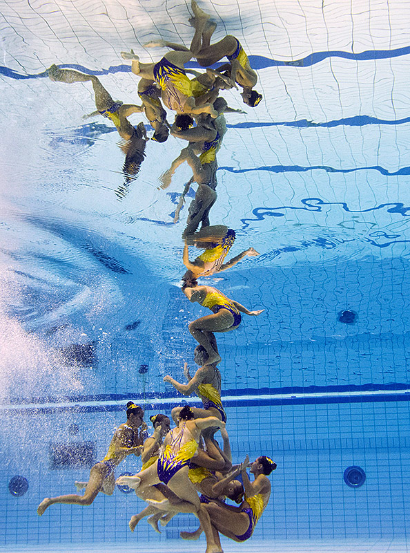 synchronised swimming 2014