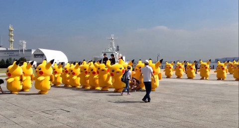 Pikachu outbreak festival in Yokohama, Japan 6