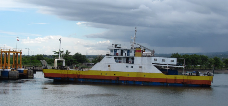 A boat in Lombok's Labuhan harbour