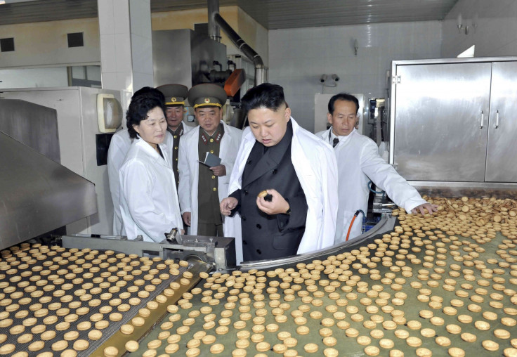 Kim Jong Un at the Foodstuff Factory No 354