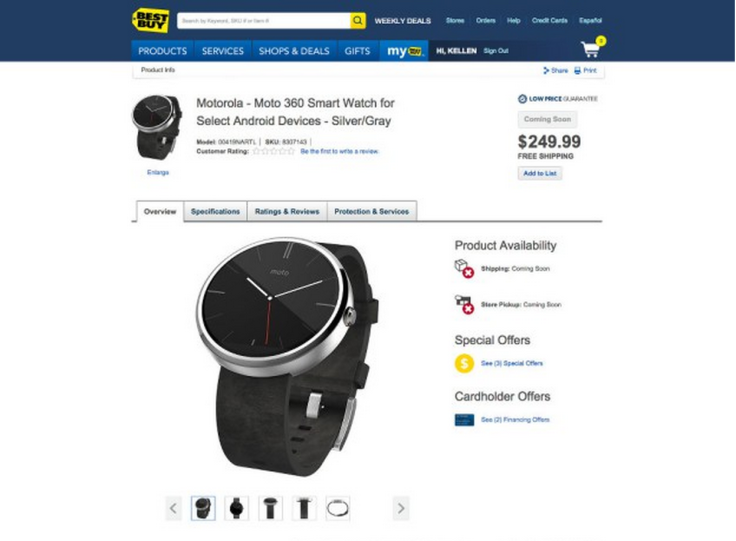 Best Buy Reveal Moto 360 Price