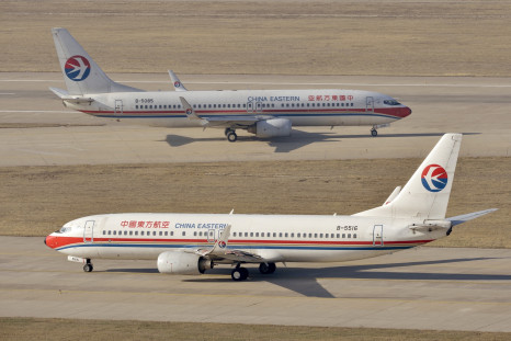 China Eastern Airlines Boeing 737-800 planes are seen at an airport in Taiyuan, Shanxi province