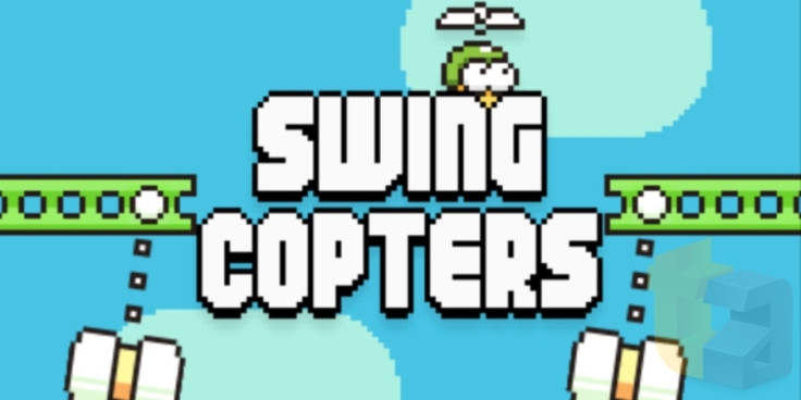 Swing Copter Succeeds Flappy Bird
