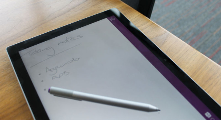 Microsoft Surface Pro 3 Review OneNote