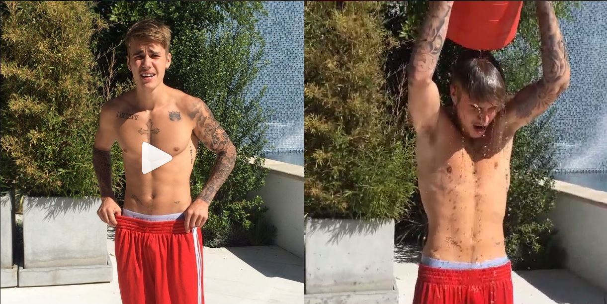 Celebrity Ice Bucket Challenge Justin Bieber, Oprah Winfrey, Rita Ora